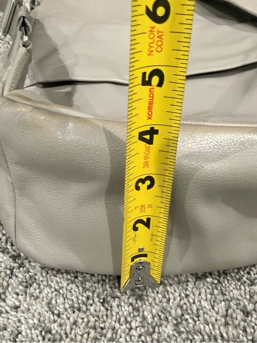 Tumi Grey Genuine Leather Small Backpack Travel Casual Zipper Women Unisex